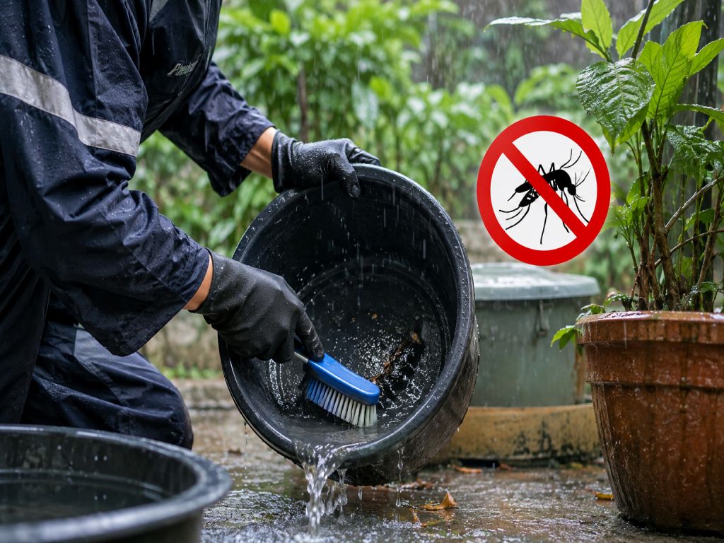 Cara Mencegah Sarang Nyamuk di Musim Hujan